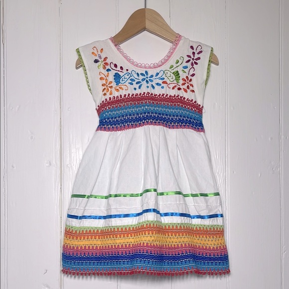 sachin and babi light blue dress Mexican Fashion Embroidered Dress - Nayibi Mexico Puebla Black Dress